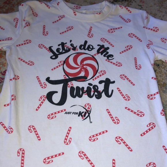 Just for kix dance long sleeve tee let’s do the candy twist - Picture 2 of 3